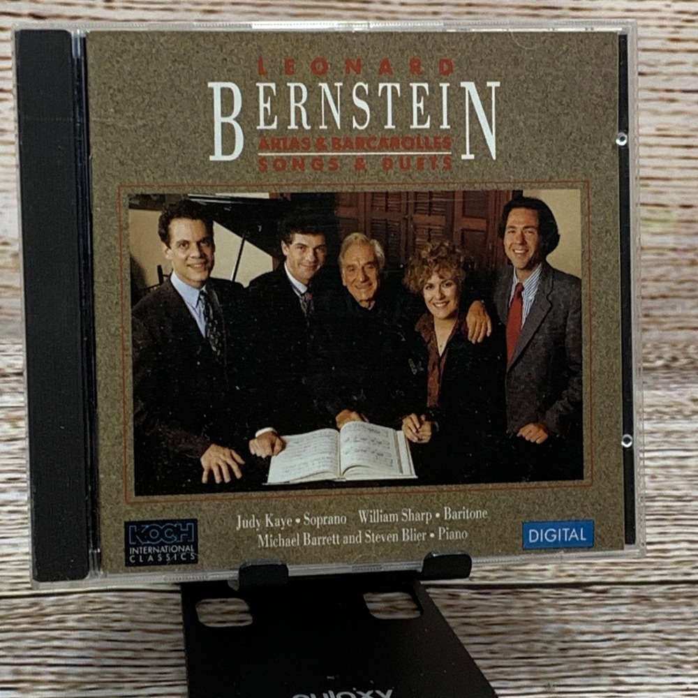 Leonard Bernstein Arias & Barcarolles - Songs & Duets [1990‎ CD] Koch
